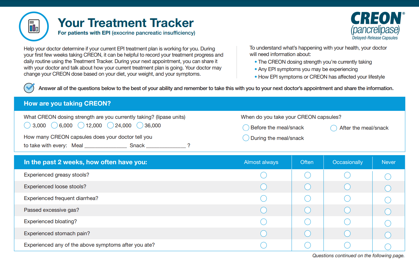 Your Treatment Tracker